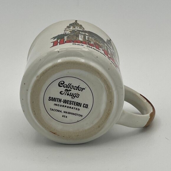 Vintage Hearst Castle San Simeon California Souvenir Mug Smith-Western Collector - Picture 2 of 3